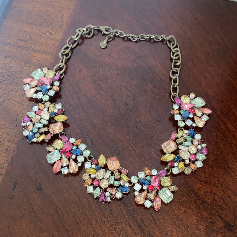 BaubleBar Multicolor Floral Necklace